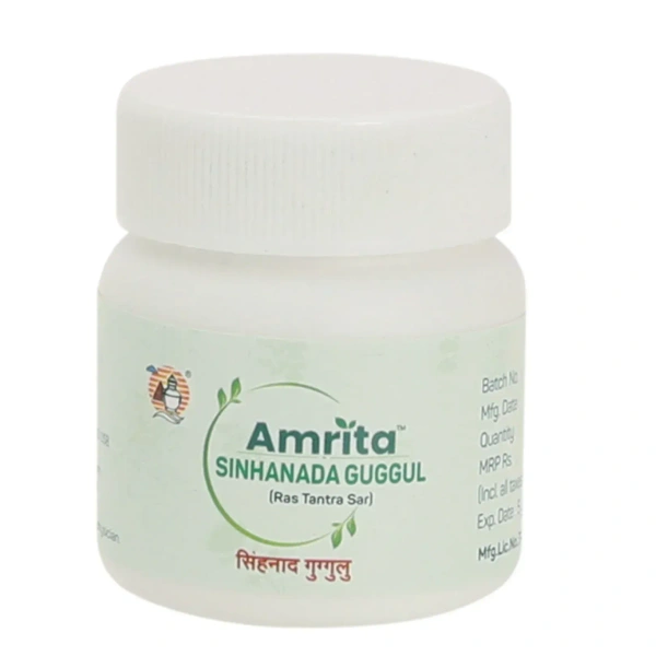 AMRITA DRUGS  Sinhanad Guggul - Amrita - 60 Tablet