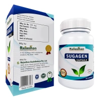 RAJASTHAN HERBALS  Sugagen Capsule - Rajasthan - 30 Capsules