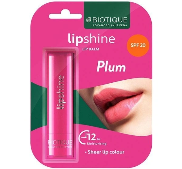 BIOTIQUE Plum It Up Lip Balm - Biotique - 4gm