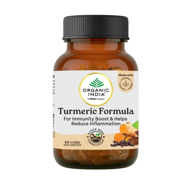 ORGANIC INDIA Turmeric - Organic - 60Capsule