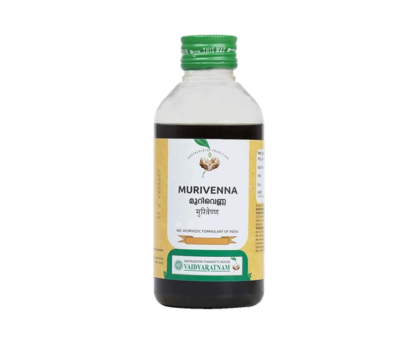 VAIDYARATHNAM Murivenna Oil - Vaidyaratnam - 200Ml