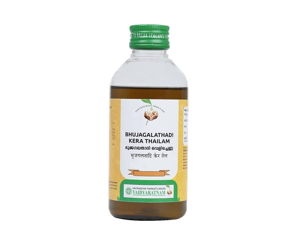 VAIDYARATHNAM Bhujagalathadi Kera Thailam - Vaidyarathnam - 200ml