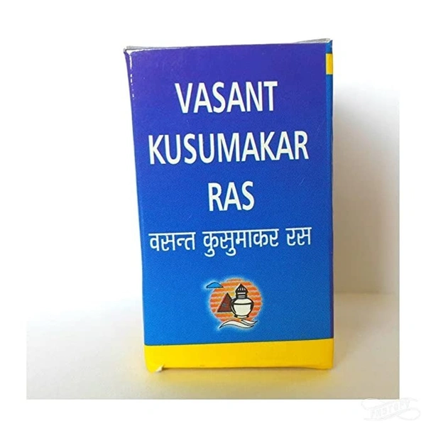 AMRITA DRUGS  Vasant Kusumakar Ras (Gold) - Amrita - 10 Tablet