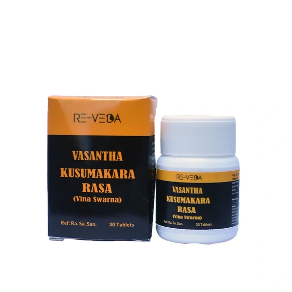 REVINTO Vasantha Kusumakara Rasa (Vina Swarna)-REVINTO - 30Tablet