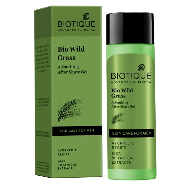 BIOTIQUE Wild grass after shave gel for men - Biotique - 120ml