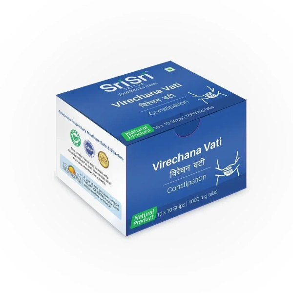 SRI SRI AYURVEDA Virechana Vati Tablet - Sri Sri - 10 Tablets