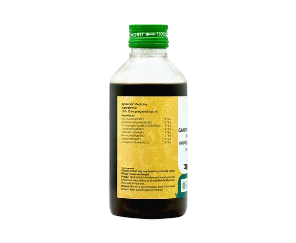 VAIDYARATHNAM Gandharvahasthadi Kashayam - Vaidyaratnam - 200Ml