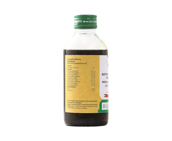 VAIDYARATHNAM Kottamchukkadi Tail - Vaidyaratnam - 200Ml