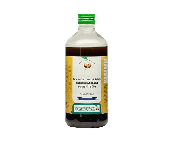VAIDYARATHNAM Dasamoolajeerakarishtam - Vaidyaratnam - 450Ml