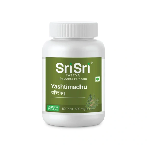 SRI SRI AYURVEDA Yashtimadhu Tablet - Sri Sri - 60 Tablets