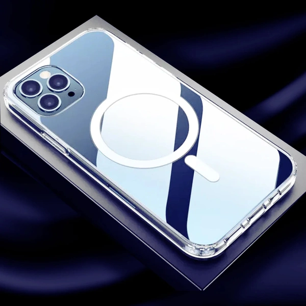 visitvilla iPhone 15 Pro Max- New Plating MagSafe Cover with Transparent Camera Stand