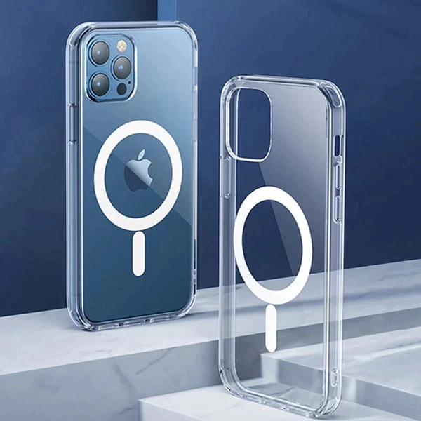 visitvilla iPhone 15 Pro Max- New Plating MagSafe Cover with Transparent Camera Stand