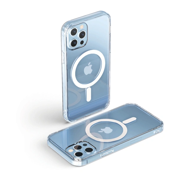 visitvilla iPhone 15 Pro Max- New Plating MagSafe Cover with Transparent Camera Stand