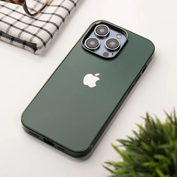 iPhone 12 Mini Luxury Matte Silicon Back Cover  - Java