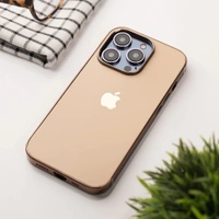 iPhone 12 Mini Luxury Matte Silicon Back Cover  - Java