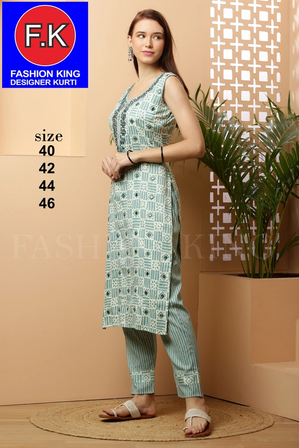 Riyon Kurti - Size :- 40 ..42..44..46