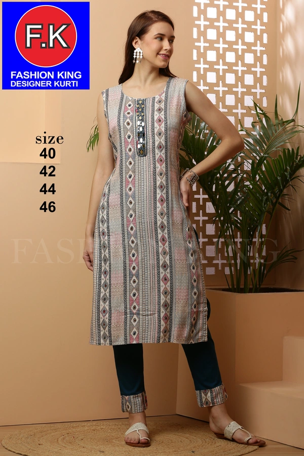 Riyon Kurti - Size :- 40 ..42..44..46