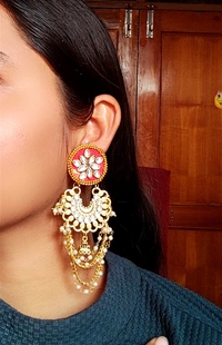 Rani Earring - Black, Medium