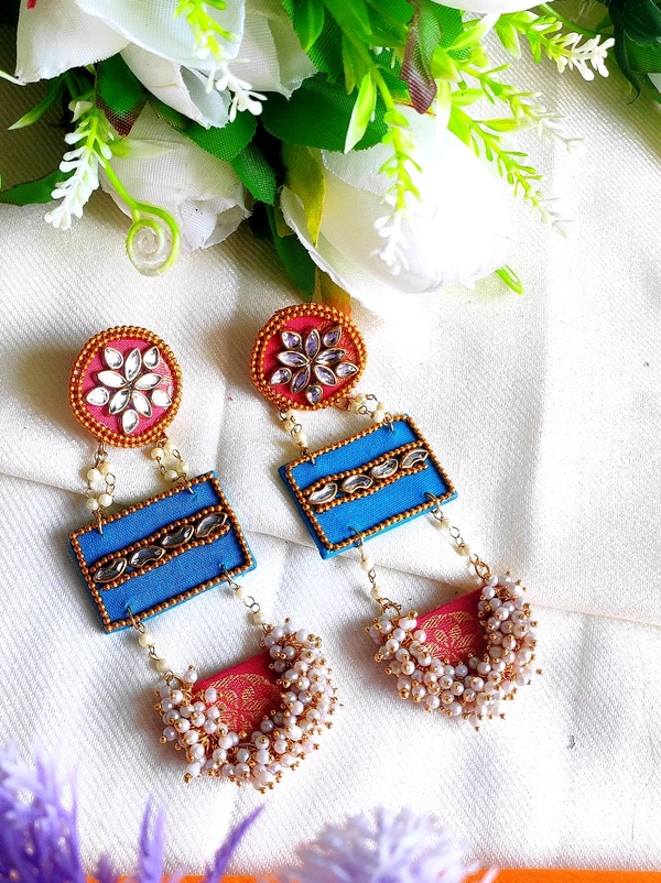 Rani Earring - Cerulean, Medium