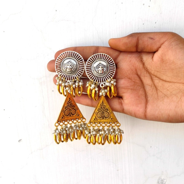 Sunny Oxide earring - Medium, Monza