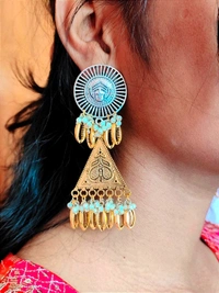 Sunny Oxide earring - Medium, Monza