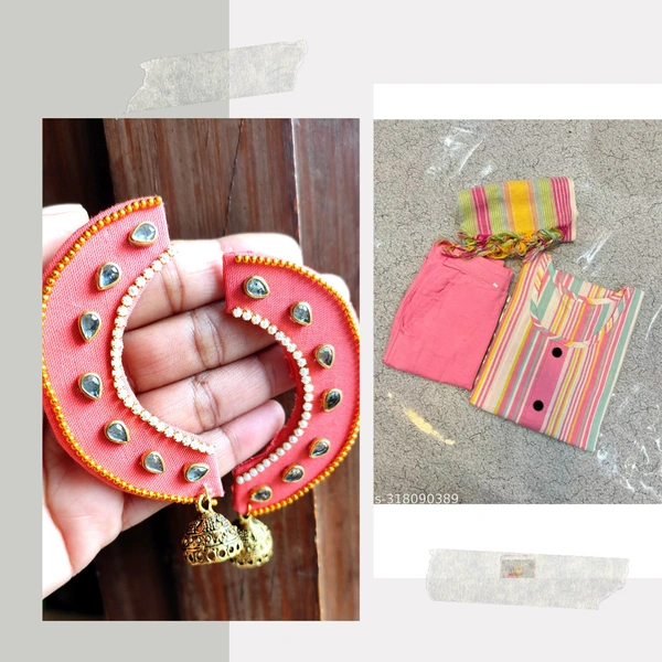 Yellow Tina Earring - Wild Watermelon, Medium