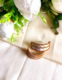 Hari Hoop Earrings  - Gold, Medium