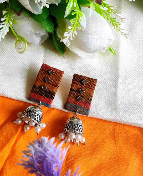 Tara Earrings - Yellow Orange, Medium