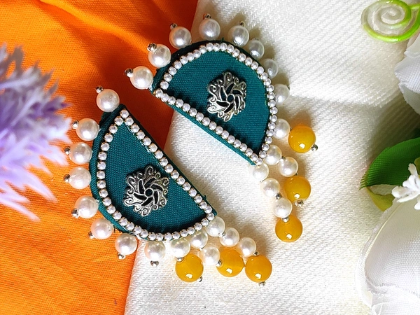 Charvi Earrings - Teal