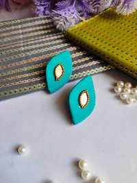 Naina  - Bright Turquoise, Small stude