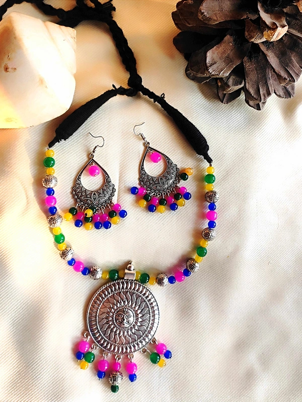 Multi Colored Necklace  - Nobel, Medium size