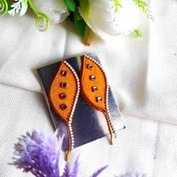 Meenakshi earrings - Wild Watermelon, Medium size