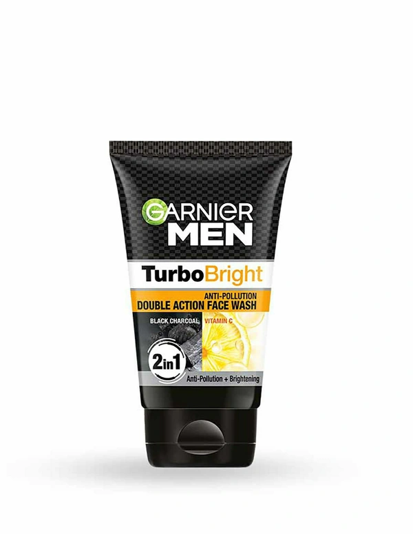 Garnier Men Turbo Bright Anti Polution Face Wash