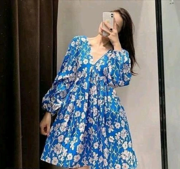 Urbane Sensational Women Dresses - Curious Blue, L