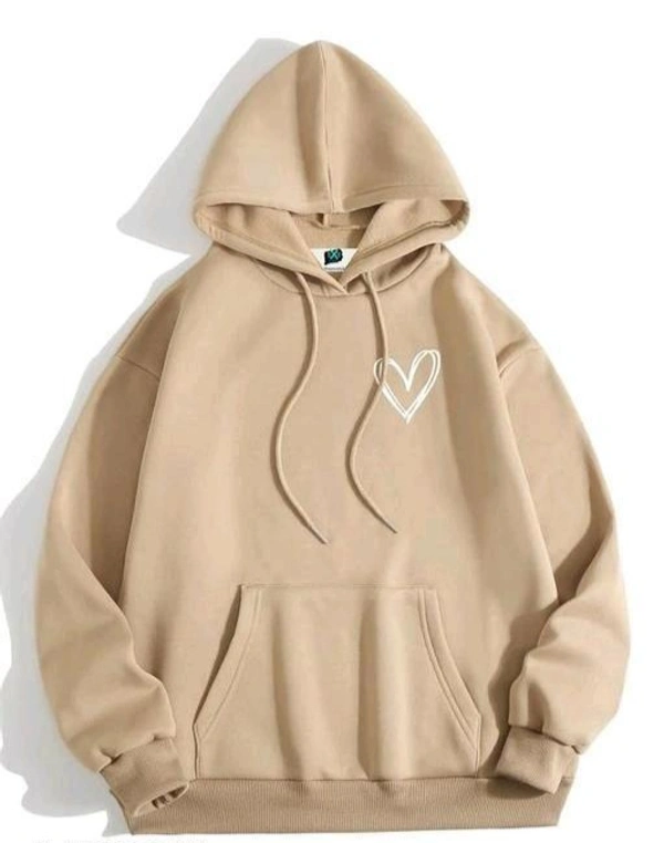 SXV  'Heart’ Printed Cool Aesthetic Sweatshirt HoodieFabric - Hampton, XXL