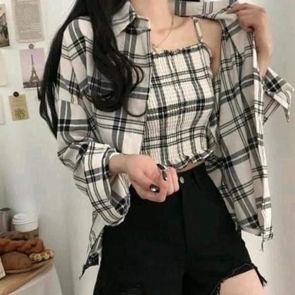 Classic Fashionable Women Shirts - L