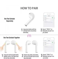 No1 I7S TWS Bluetooth Earphone Dual Wireless headset Bluetooth headset Wireless Stereo Earphones Bluetooth Earbuds with mic with Charging Case (White, In The Ear)Name: I7S TWS Bluetooth Earphone Dual Wireless headset Bluetooth headset Wireless Stereo Earphones Bluetooth Earbuds with mic with Charging Case (White, In The Ear)PERSENTING-: I7s Dual Twins with SMALL SIZE, SUPER LIGHTWEIGHT - White