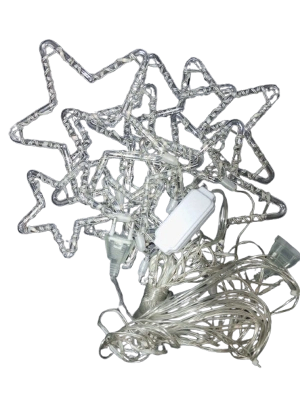 CLEAR Pixel SMD HANGING STAR LIGHT WITH TEN HANGING STAR 5+5