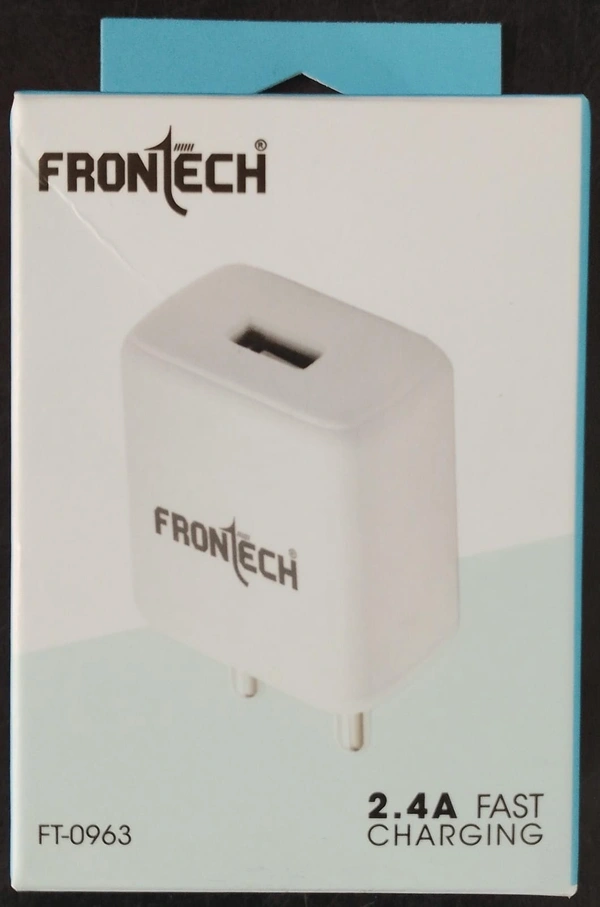 FRONTECH 963- MOBILE CHARGER 2.4 Amp SINGLE USB WITHOUT CABLE - 6 MONTHS