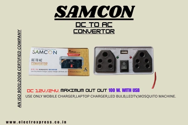 SAMCON PYTHON DC 12V/24V DC TO AC CONVERTER
