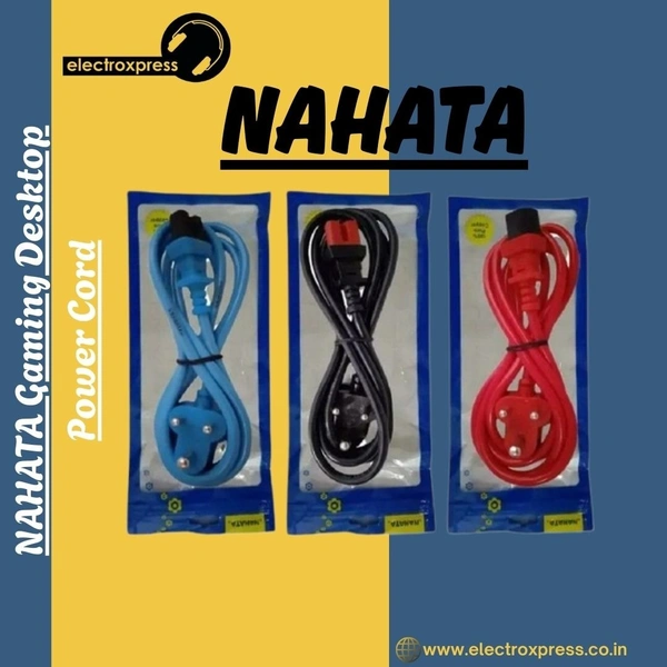 NAHATA Gaming Desktop Power Cord With Locking System
