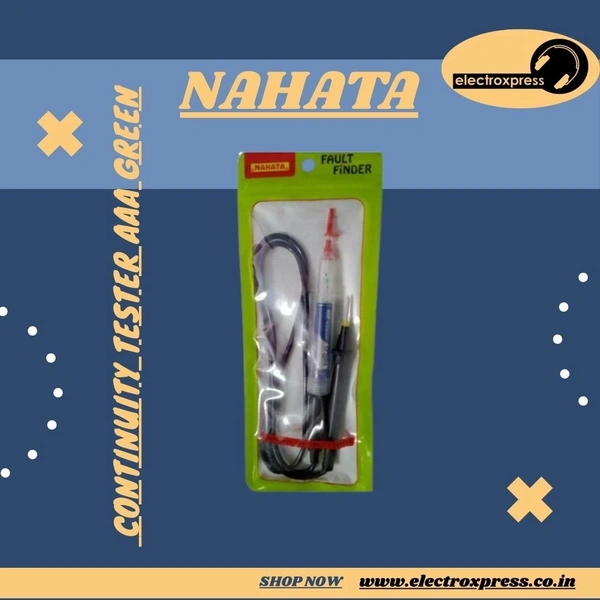 NAHATA Continuity Tester AAA Green Pack Of 10