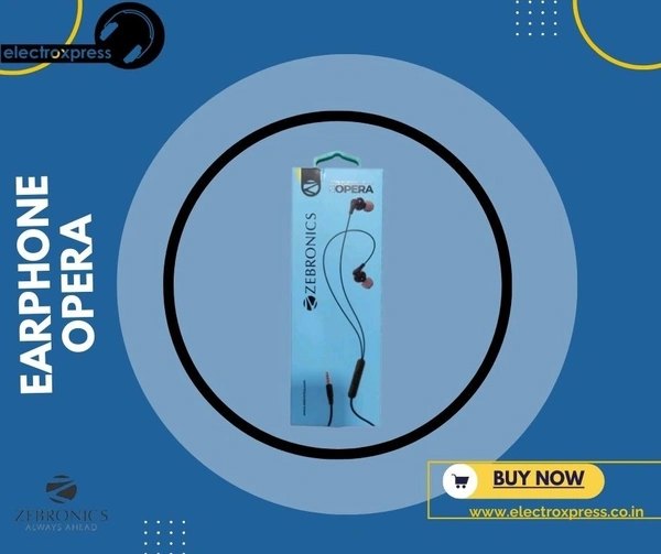 ZEBRONICS EARPHONE OPERA Pack Of 10