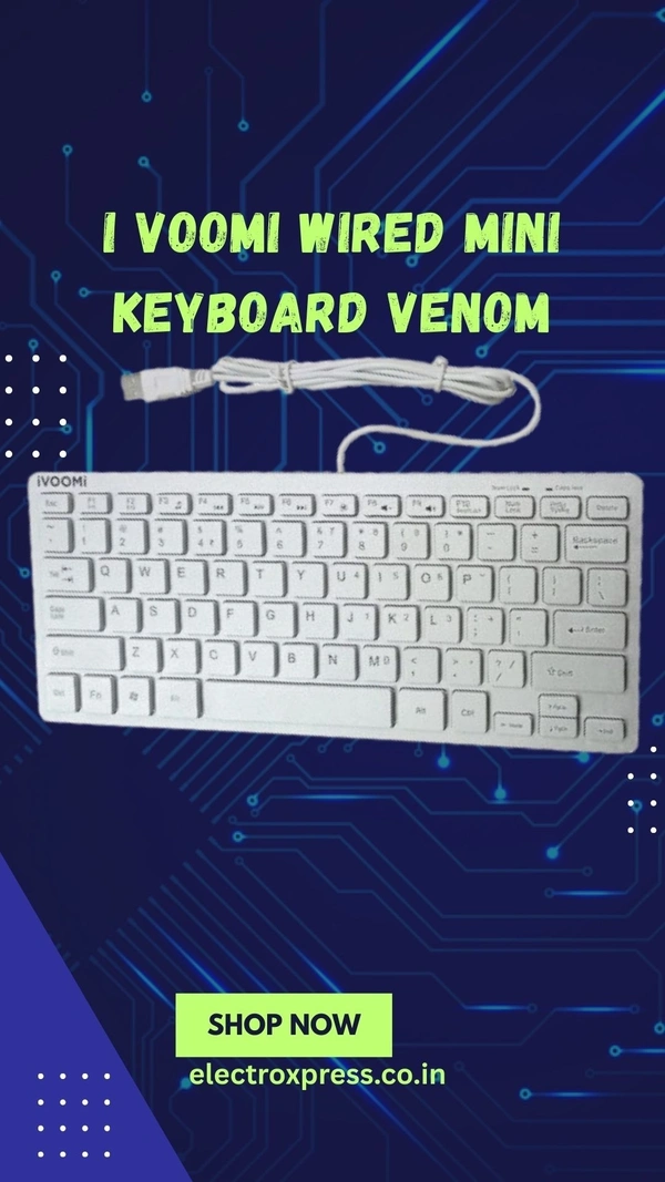 I VOOMI WIRED MINI KEYBOARD VENOM