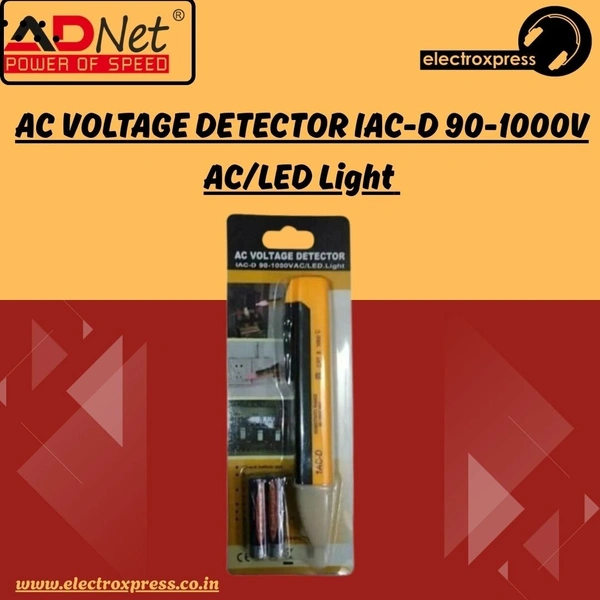 AC VOLTAGE DETECTOR IAC-D 90-1000V AC/LED Light PACK OF 10