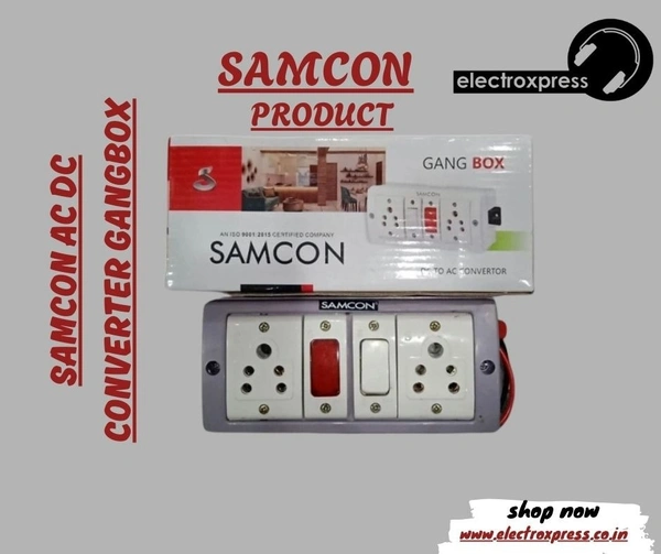 SAMCON AC DC CONVERTER GANGBOX   12V/24V Combo WITH USB