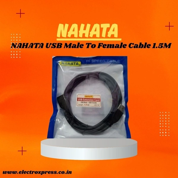 NAHATA USB Male To Female Cable 1.5M Pack Of 10