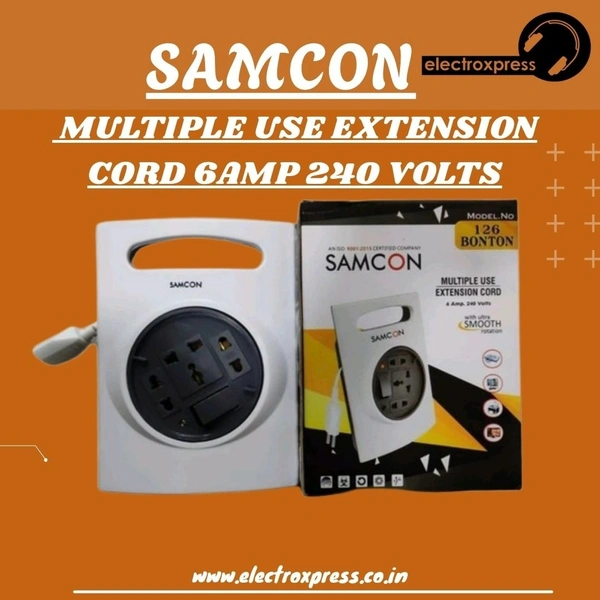 SAMCON MULTIPLE USE EXTENSION CORD 6AMP 240 VOLTS
