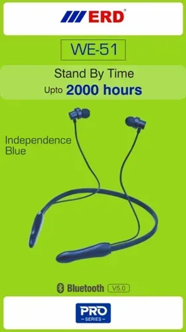ERD WIRELESS EARPHONE WE-51 IND. BLUE