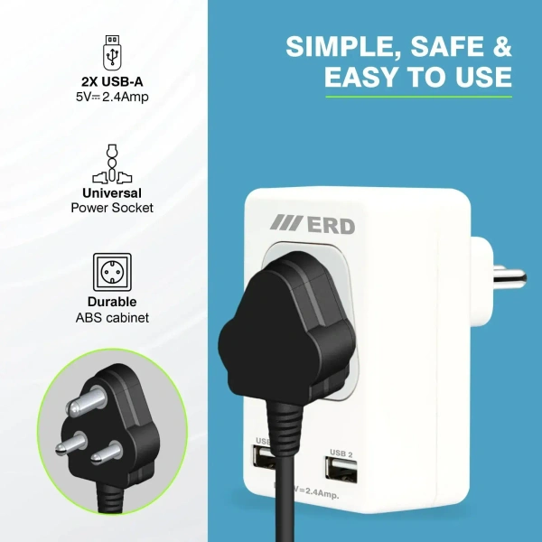 ERD+USB EB-12 CHARGER+POWER SOCKET 